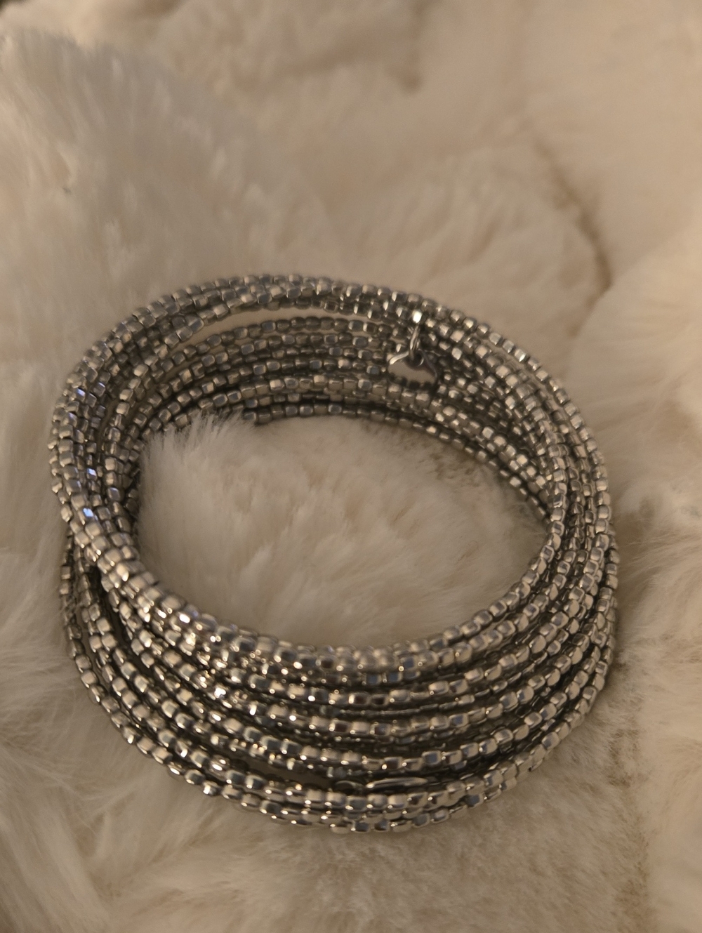 Stella & Dot Bardot Coil Wrap Bracelet - Silver - Picture 8 of 8